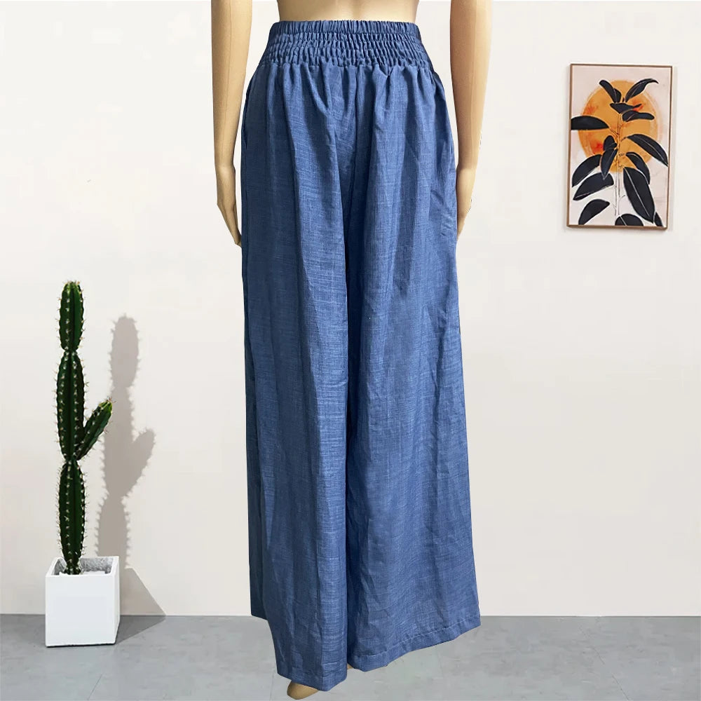 Women’s High Waist Wide Leg Summer Pants