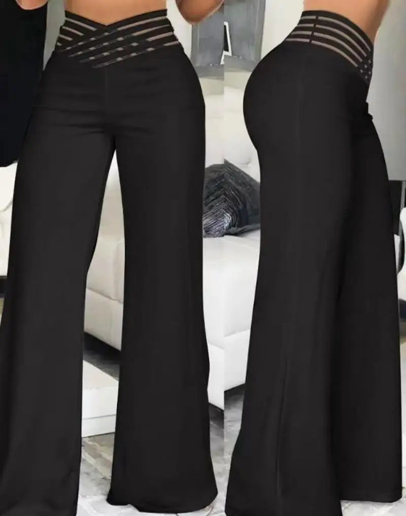 Women’s High Waist Wide Leg Summer Pants