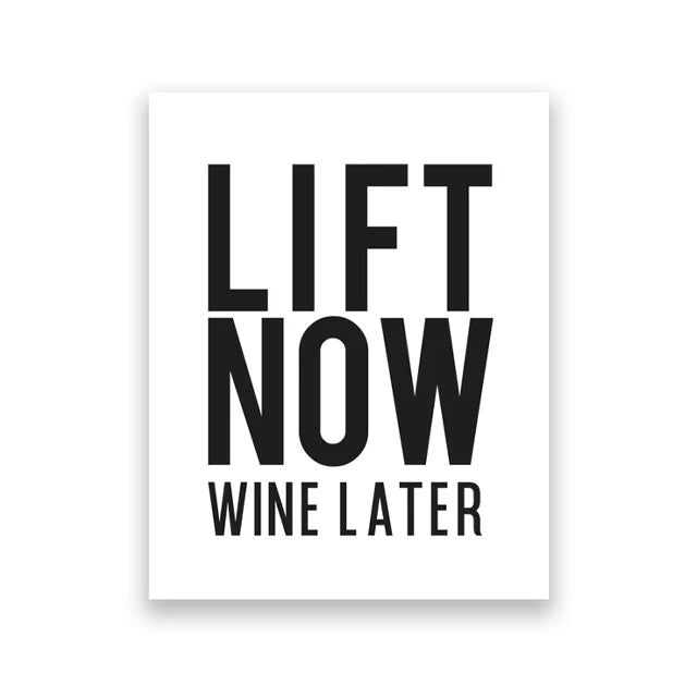 No Excuses Gym Motivation Canvas Print