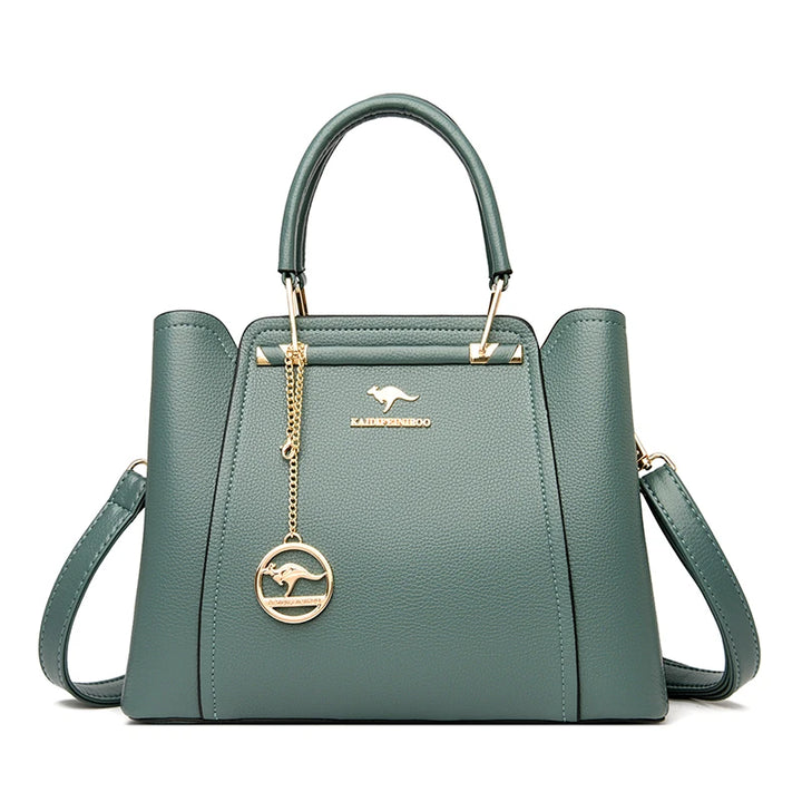 Luxury 3-Layer Soft Leather Shoulder Crossbody Bag