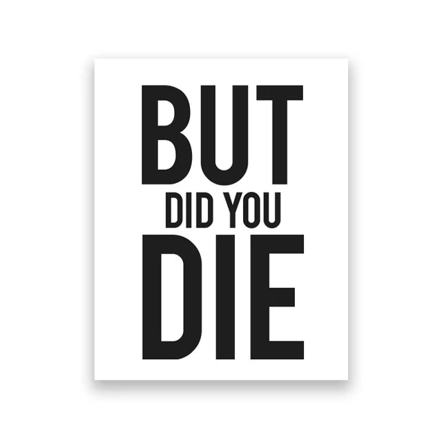 No Excuses Gym Motivation Canvas Print