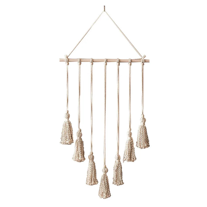 Boho Macrame Photo Display with Lights