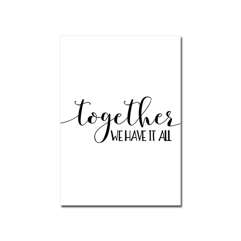 Happy Family Love Quote Canvas