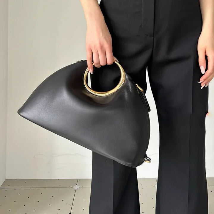 Metal Round Handle Clutch