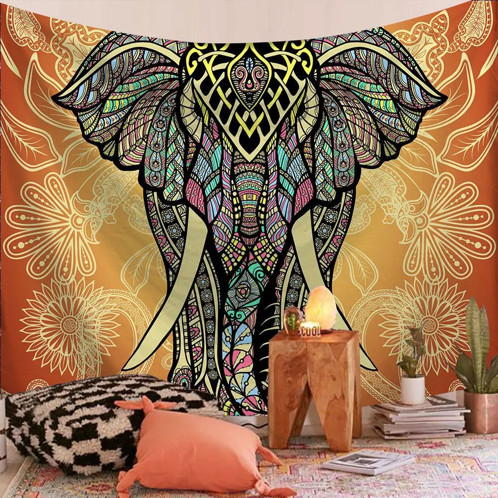 Indian Mandala Boho Tapestry Blanket