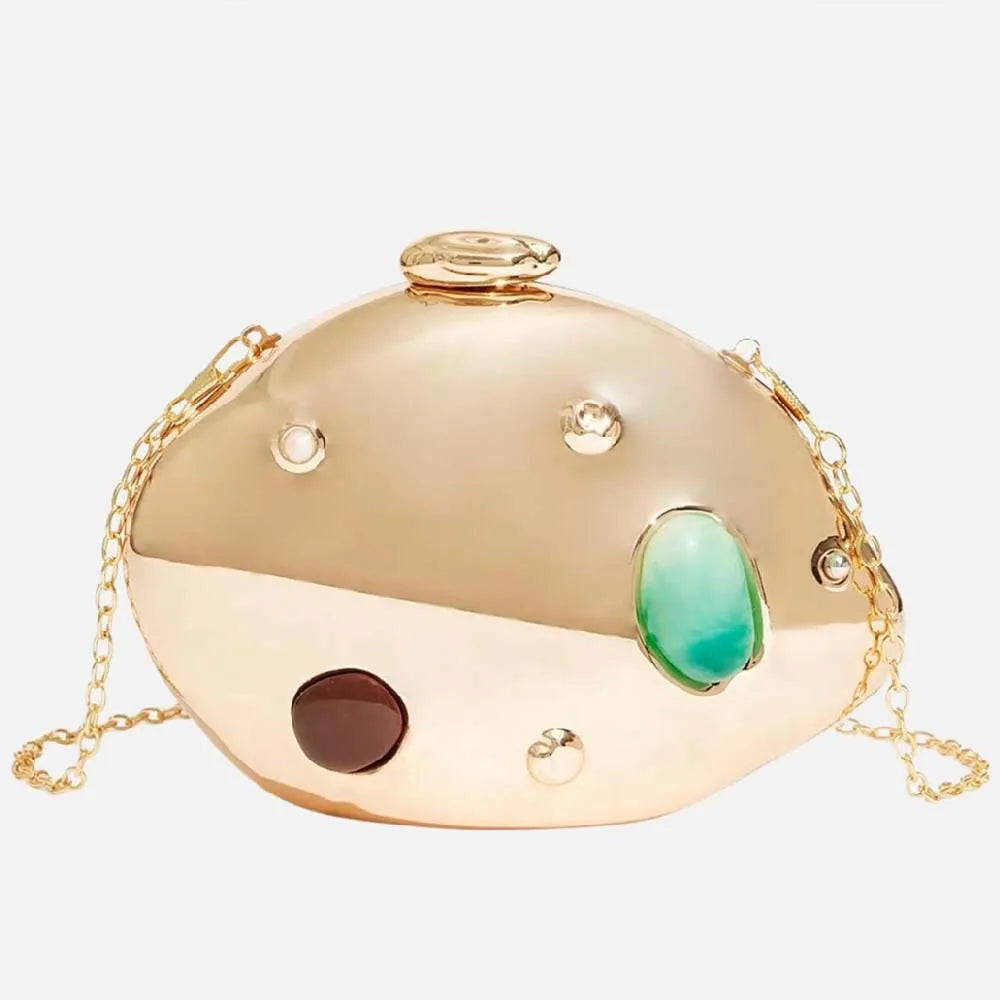 Acrylic Shell Clutch Bag