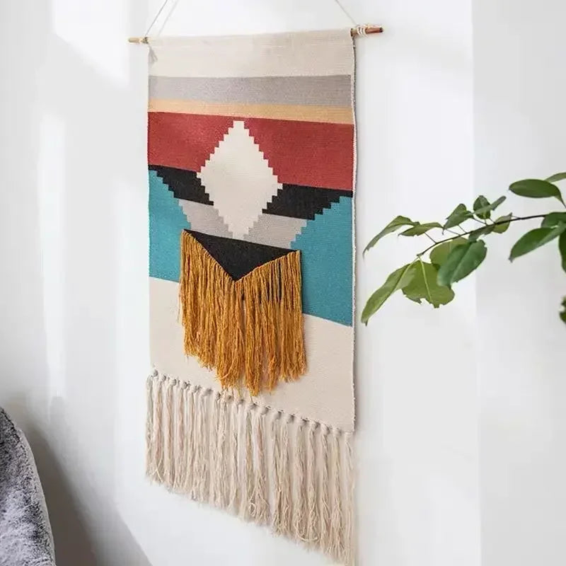 Nordic Handmade Tassel Macrame Wall Tapestry