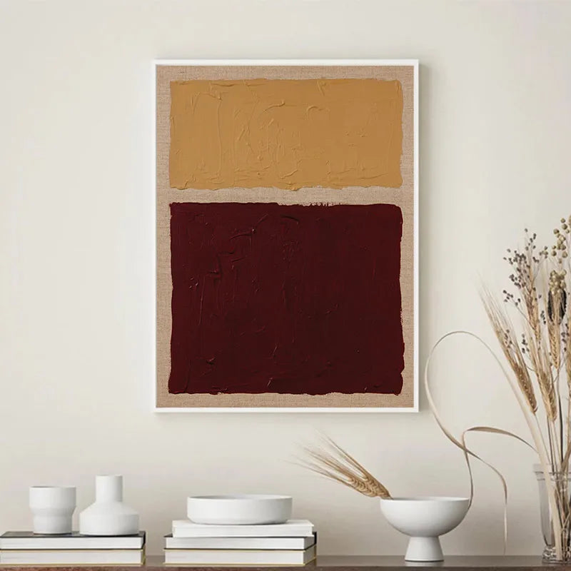 Reds Gallery Wall Abstract Figure Canvas Art
