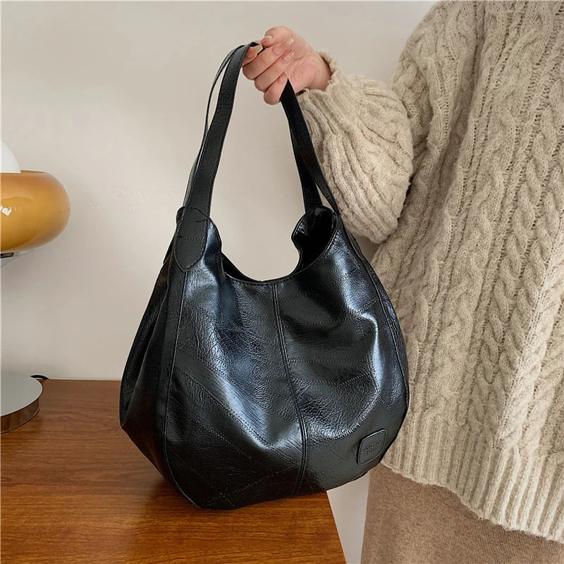 Women Soft PU Leather Shoulder Bag