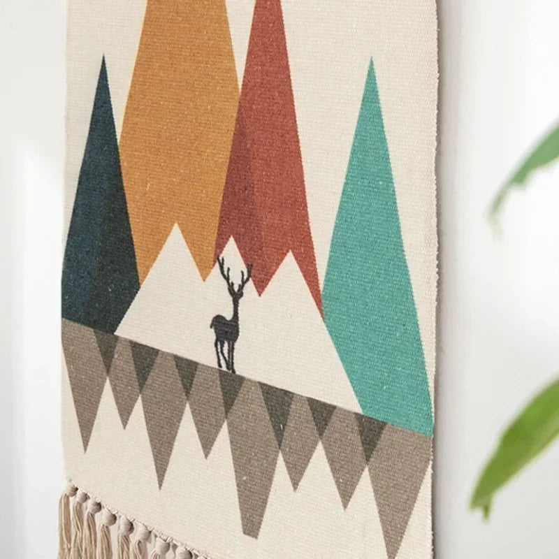 Nordic Handmade Tassel Macrame Wall Tapestry