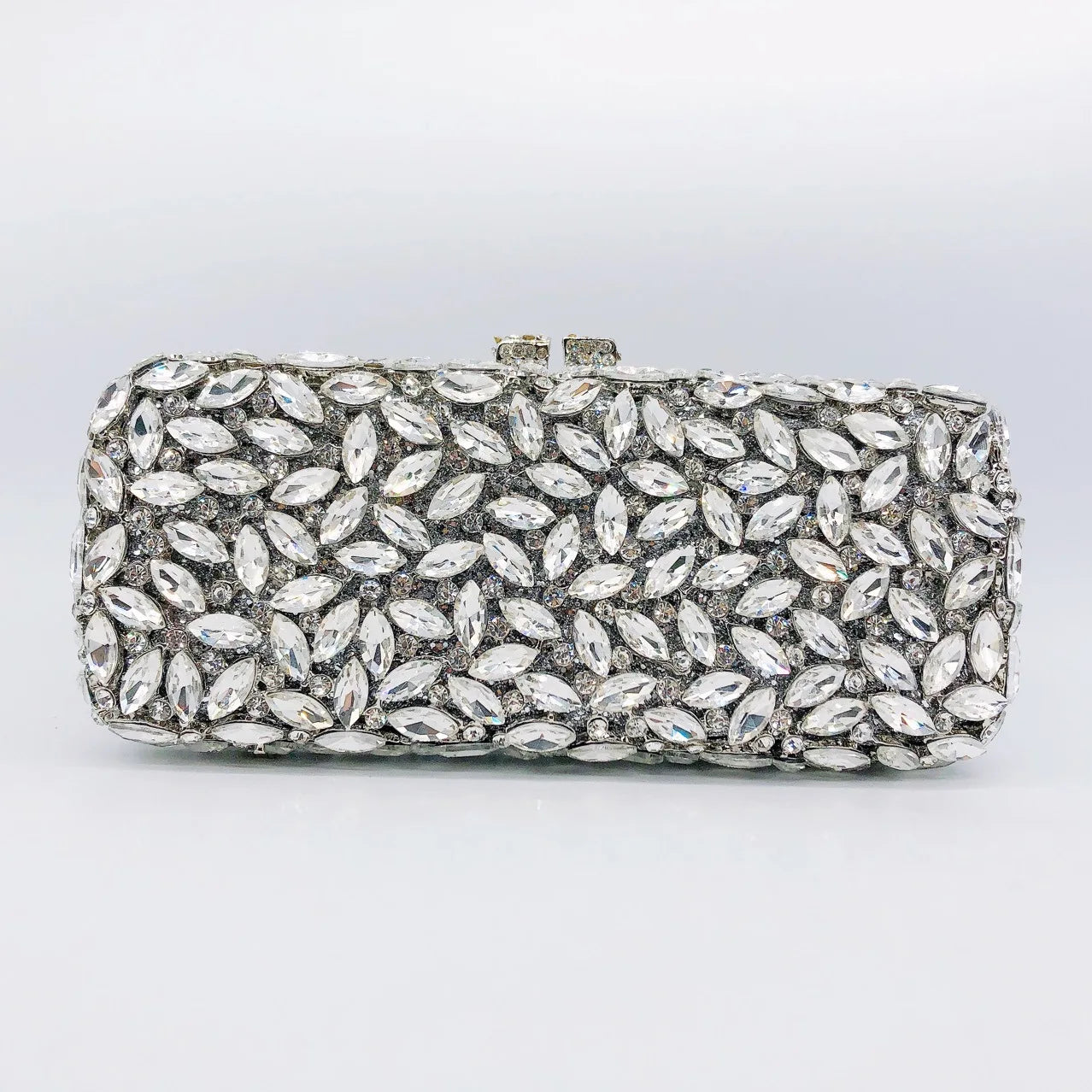 Rhinestone Hollow Clutch Bag