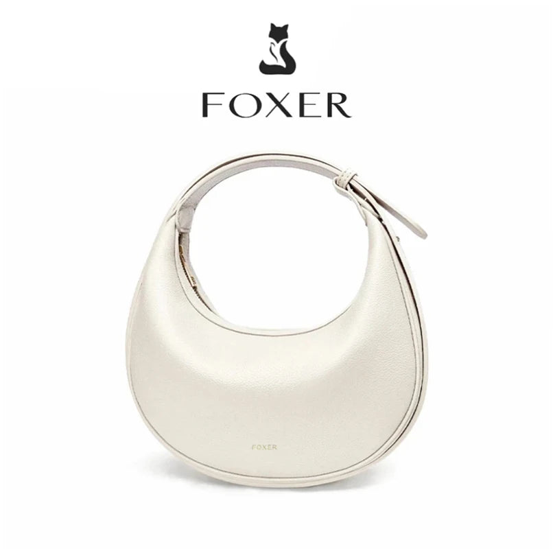 Crescent PU Leather Shoulder Bag