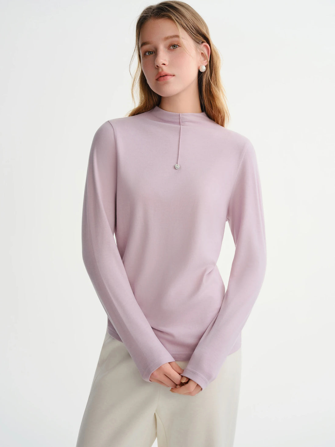 Women’s Turtleneck Soft Basic Layering Top