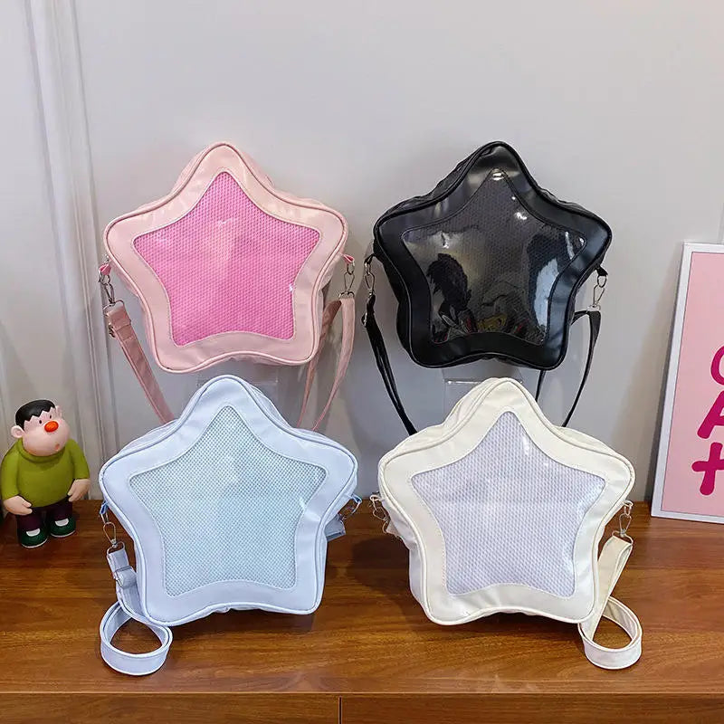 Cute Kawaii Anime Star Crossbody Bag