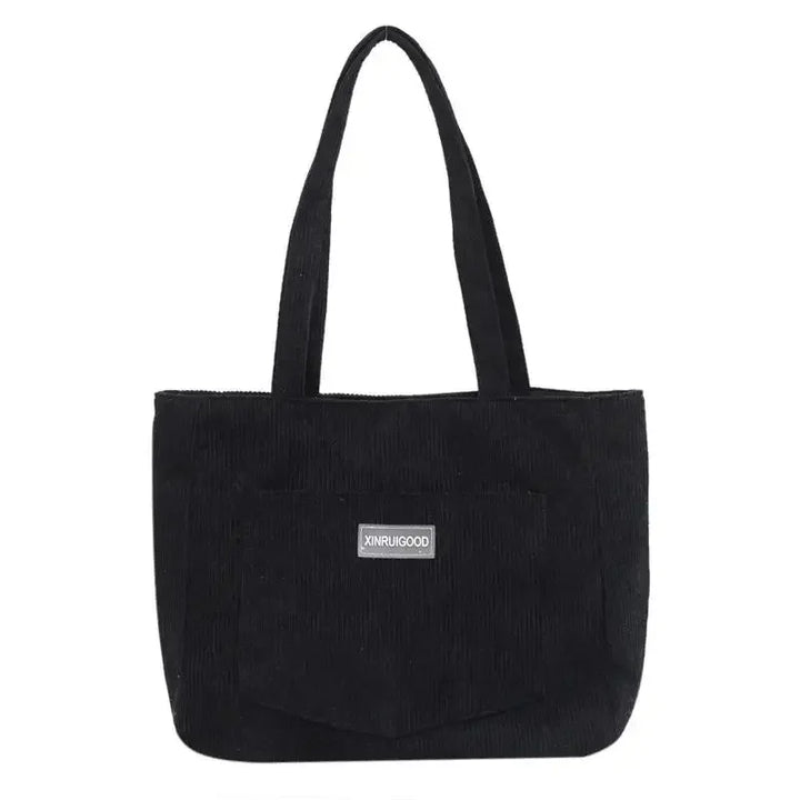 Women's Large Capacity Corduroy Shoulder Bag
