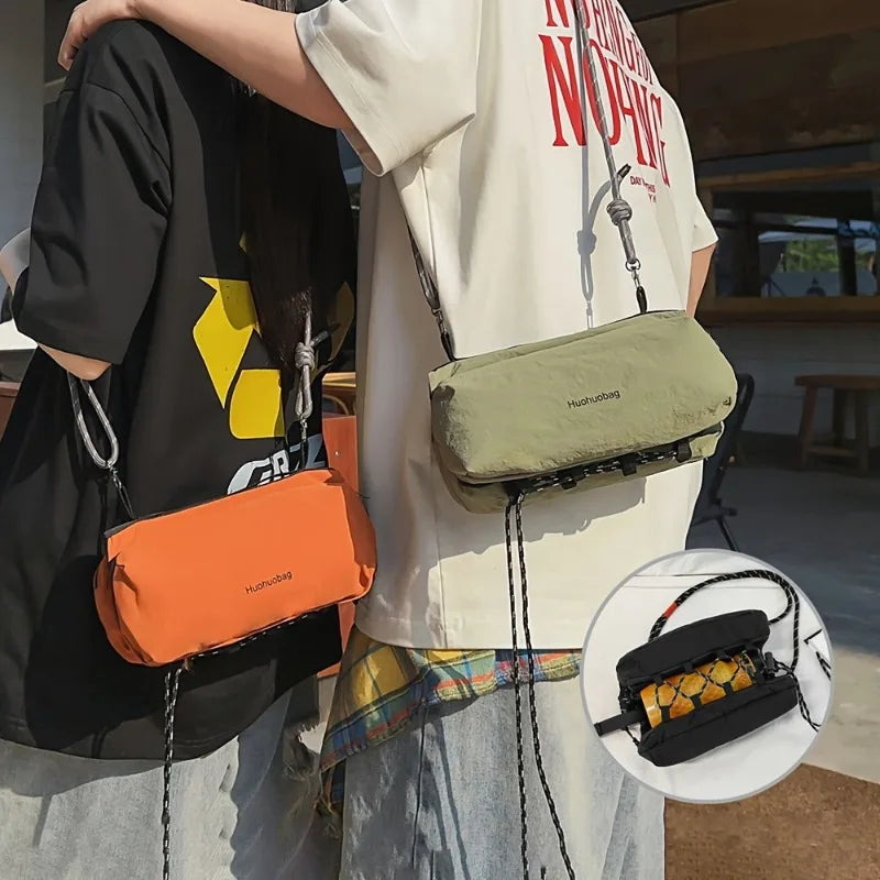 1pcs New Mini Square Bag  Crossbody Sling Bag, Unisex Casual Shoulder Purse  Fashionable Lightweigh