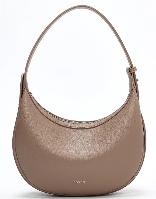 Crescent PU Leather Shoulder Bag