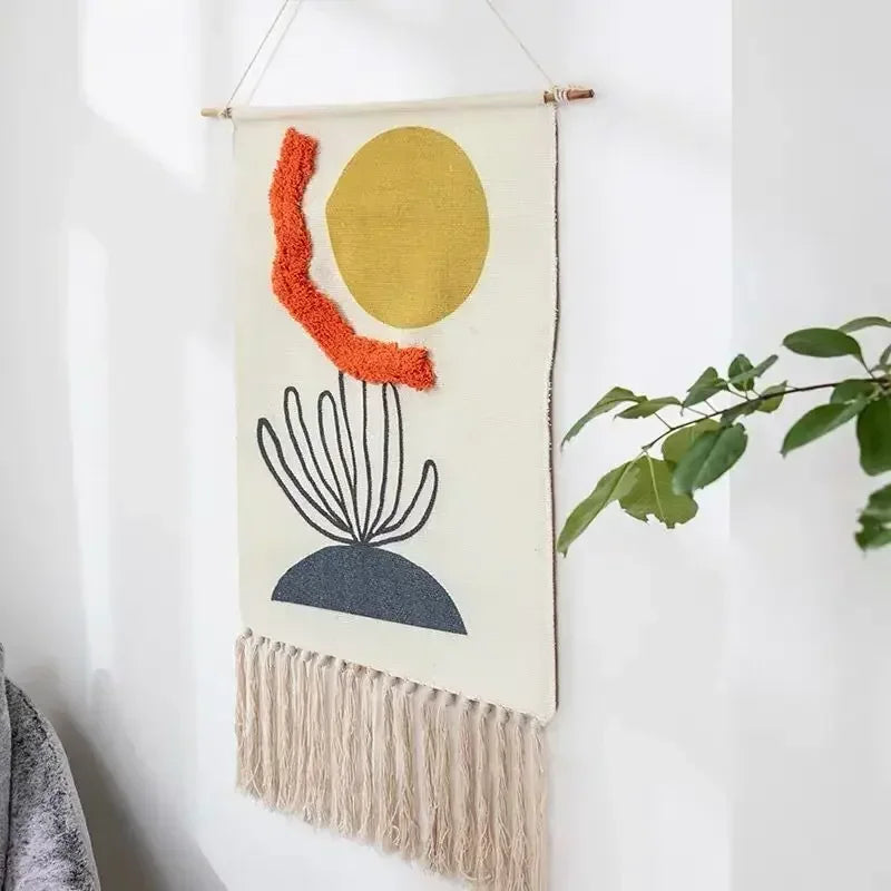 Nordic Handmade Tassel Macrame Wall Tapestry