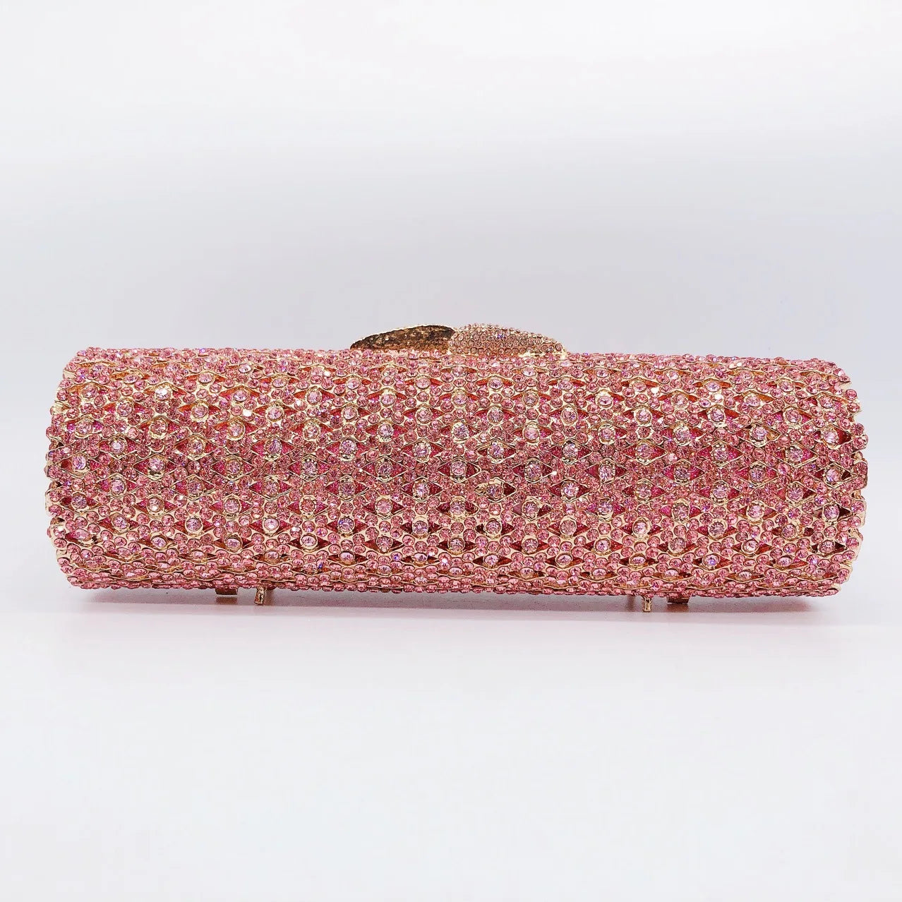 Rhinestone Hollow Clutch Bag