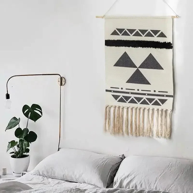 Nordic Handmade Tassel Macrame Wall Tapestry