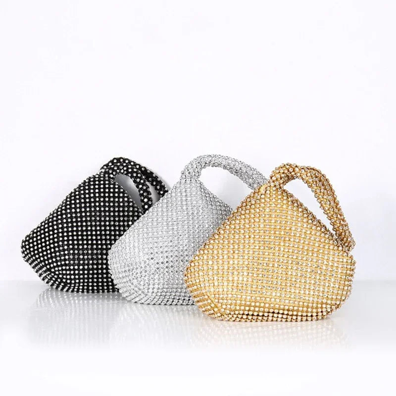 Luxury Rhinestone Evening Clutch Bag
