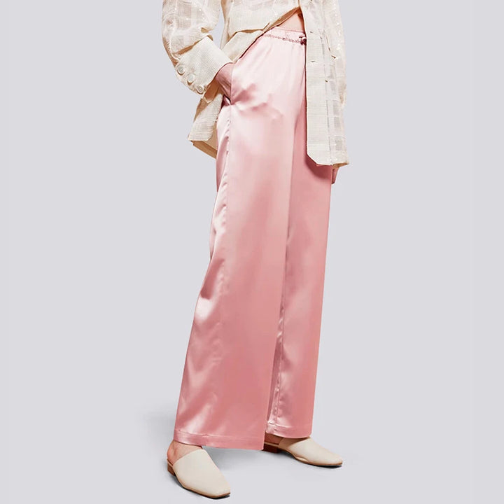 Women's 100% Mulberry Silk Trousers
