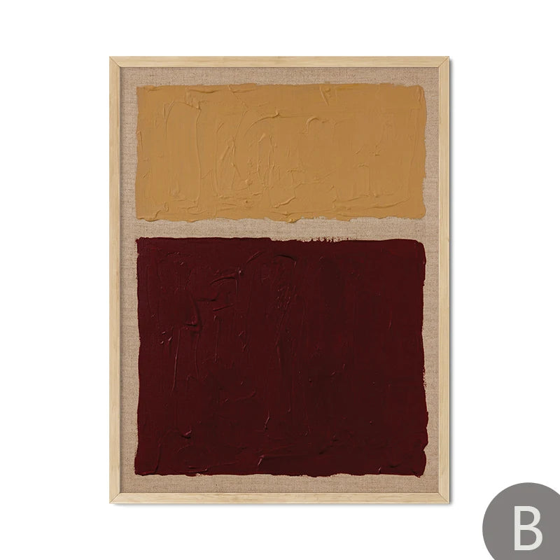 Reds Gallery Wall Abstract Figure Canvas Art