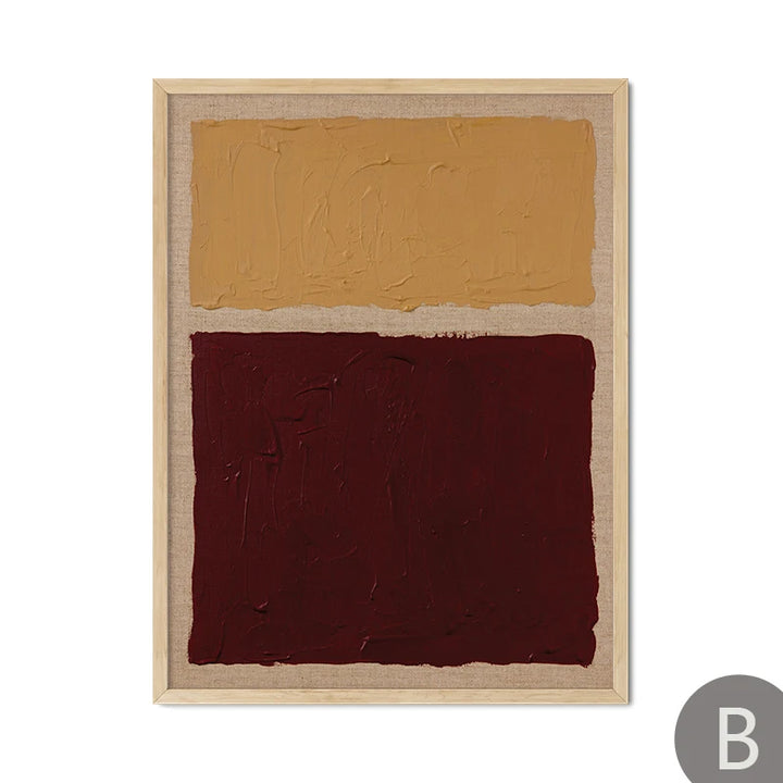 Reds Gallery Wall Abstract Figure Canvas Art