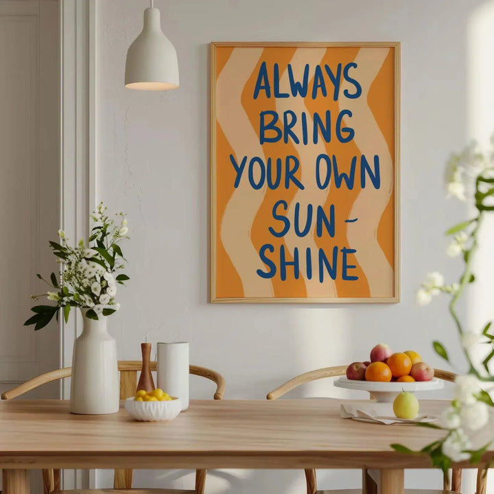 Vintage Self-Love Quote Canvas Poster