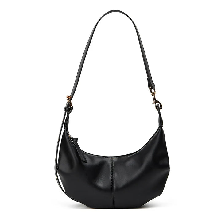 Women’s Soft Leather Crescent Shoulder Bag