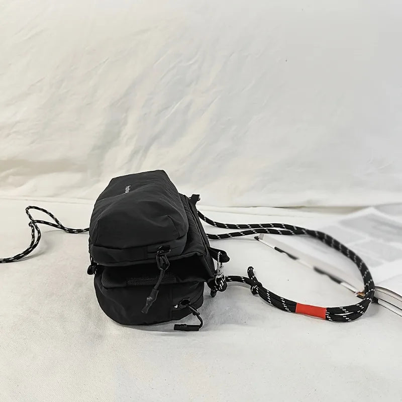 1pcs New Mini Square Bag  Crossbody Sling Bag, Unisex Casual Shoulder Purse  Fashionable Lightweigh