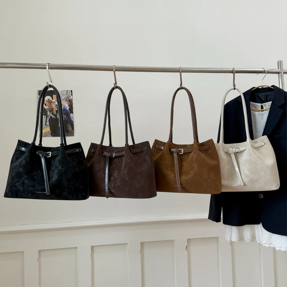Retro Underarm Tote Bag