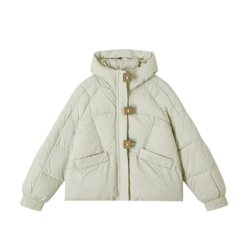 Hooded Cotton Padded Winter Jacket