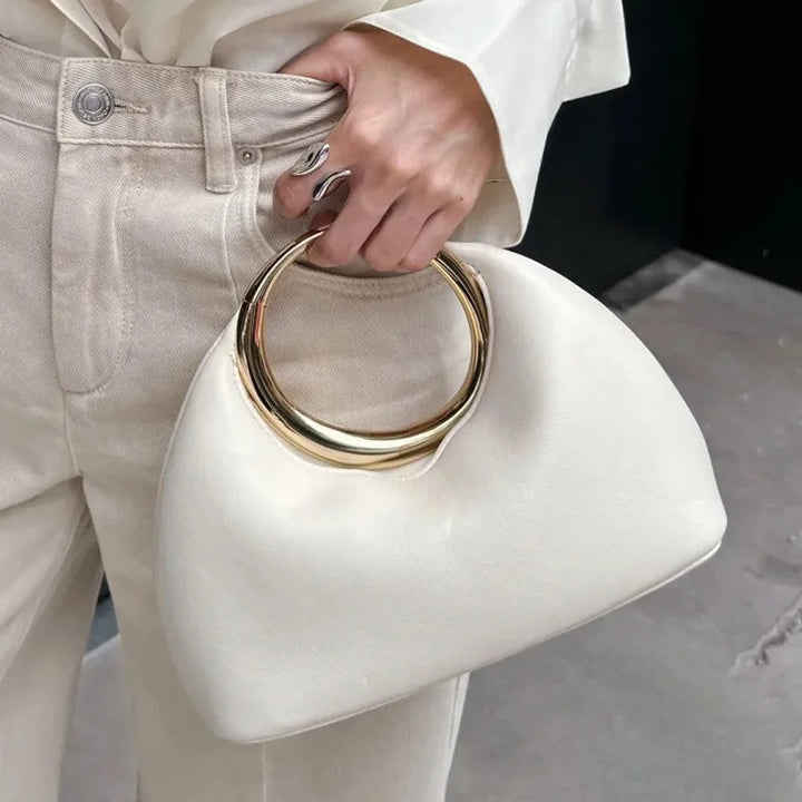 Metal Round Handle Clutch