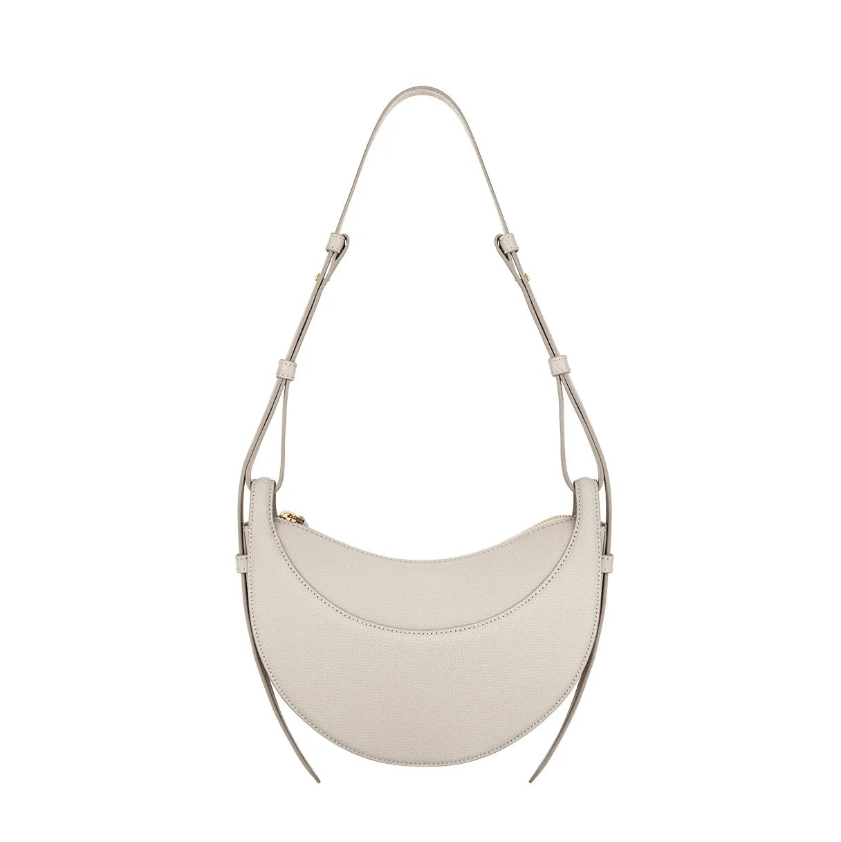 Women Crescent Leather Crossbody Bag