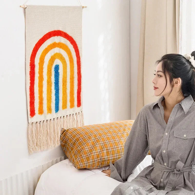 Nordic Handmade Tassel Macrame Wall Tapestry