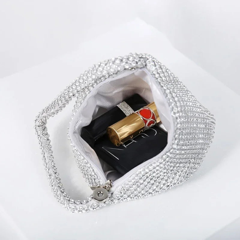 Luxury Rhinestone Evening Clutch Bag