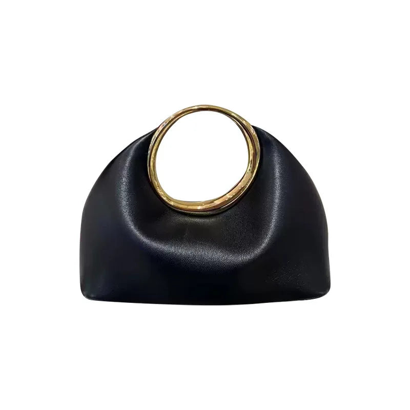 Metal Round Handle Clutch