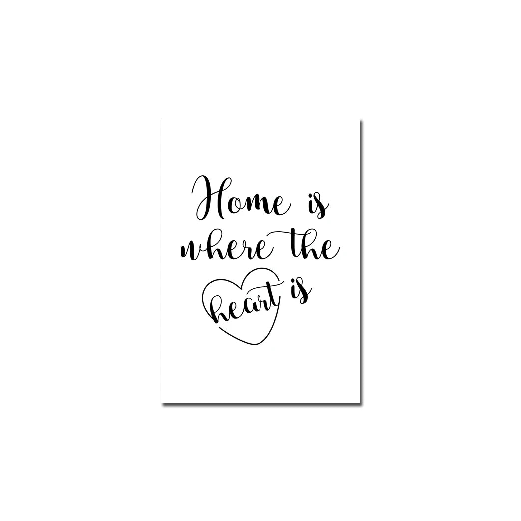 Happy Family Love Quote Canvas