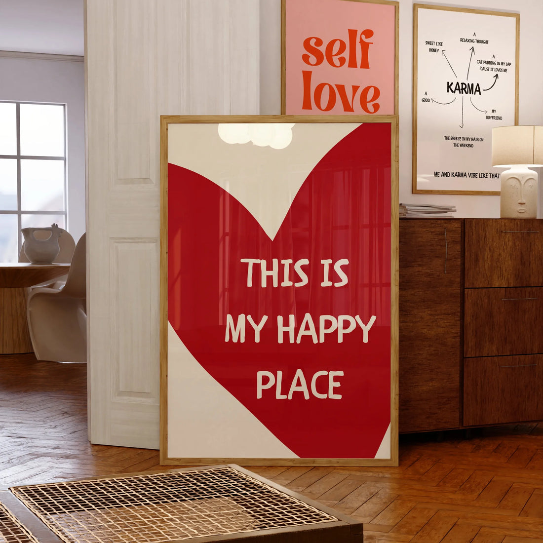 This Is My Happy Place Framed Canvas