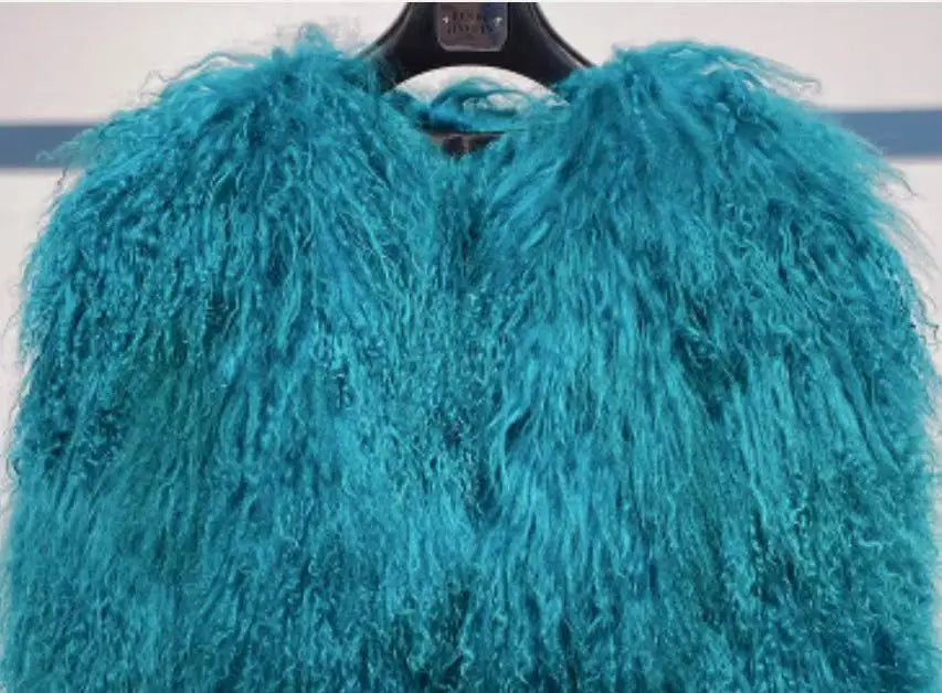 Luxury Mongolian Fur Thick Winter Coat