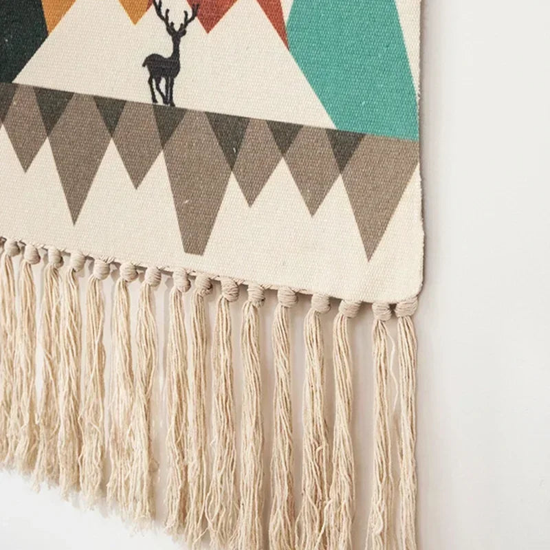 Nordic Handmade Tassel Macrame Wall Tapestry