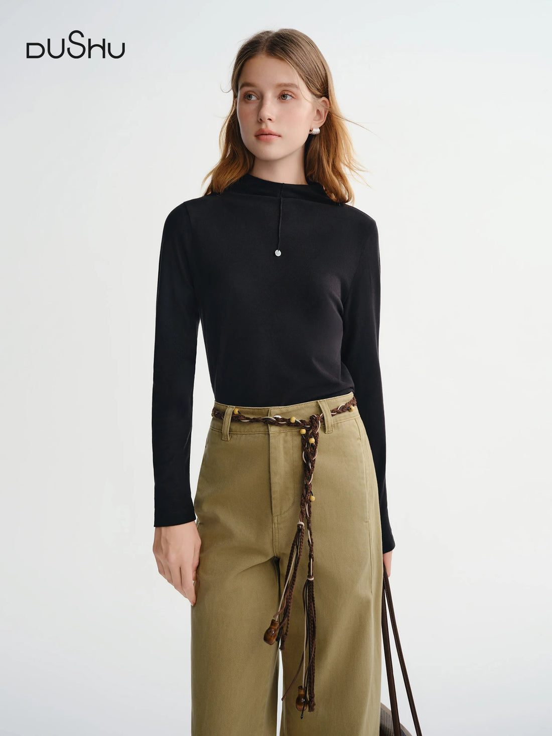 Women’s Turtleneck Soft Basic Layering Top