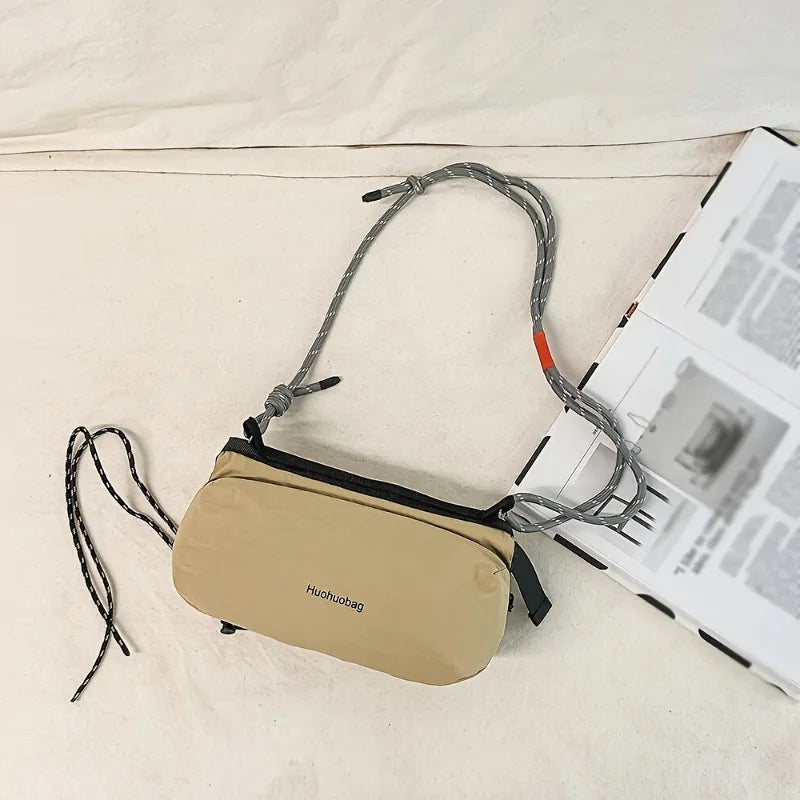 1pcs New Mini Square Bag  Crossbody Sling Bag, Unisex Casual Shoulder Purse  Fashionable Lightweigh