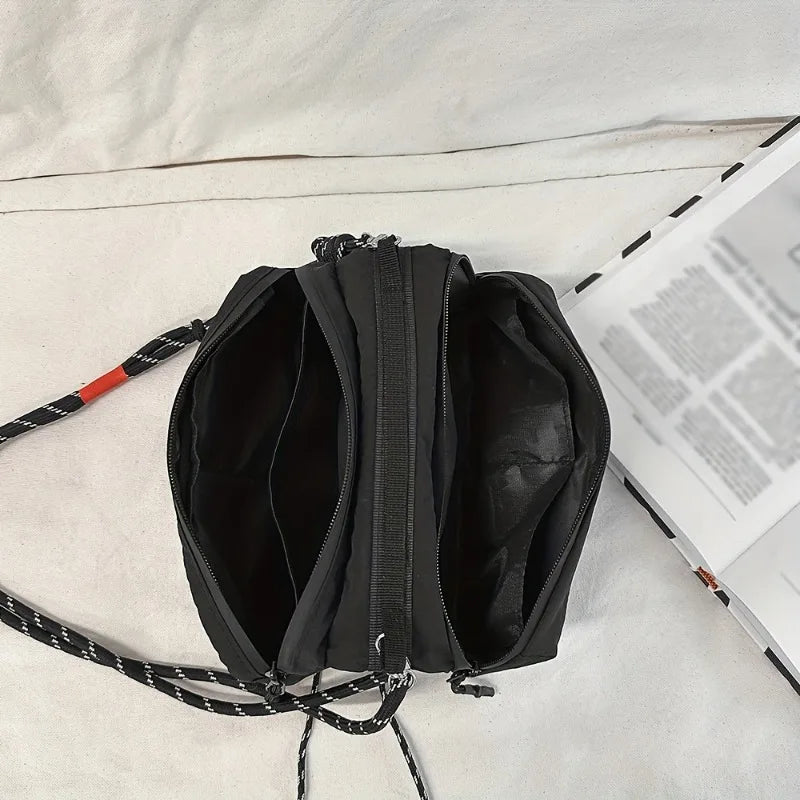 1pcs New Mini Square Bag  Crossbody Sling Bag, Unisex Casual Shoulder Purse  Fashionable Lightweigh