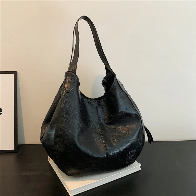 Women Soft PU Leather Shoulder Bag