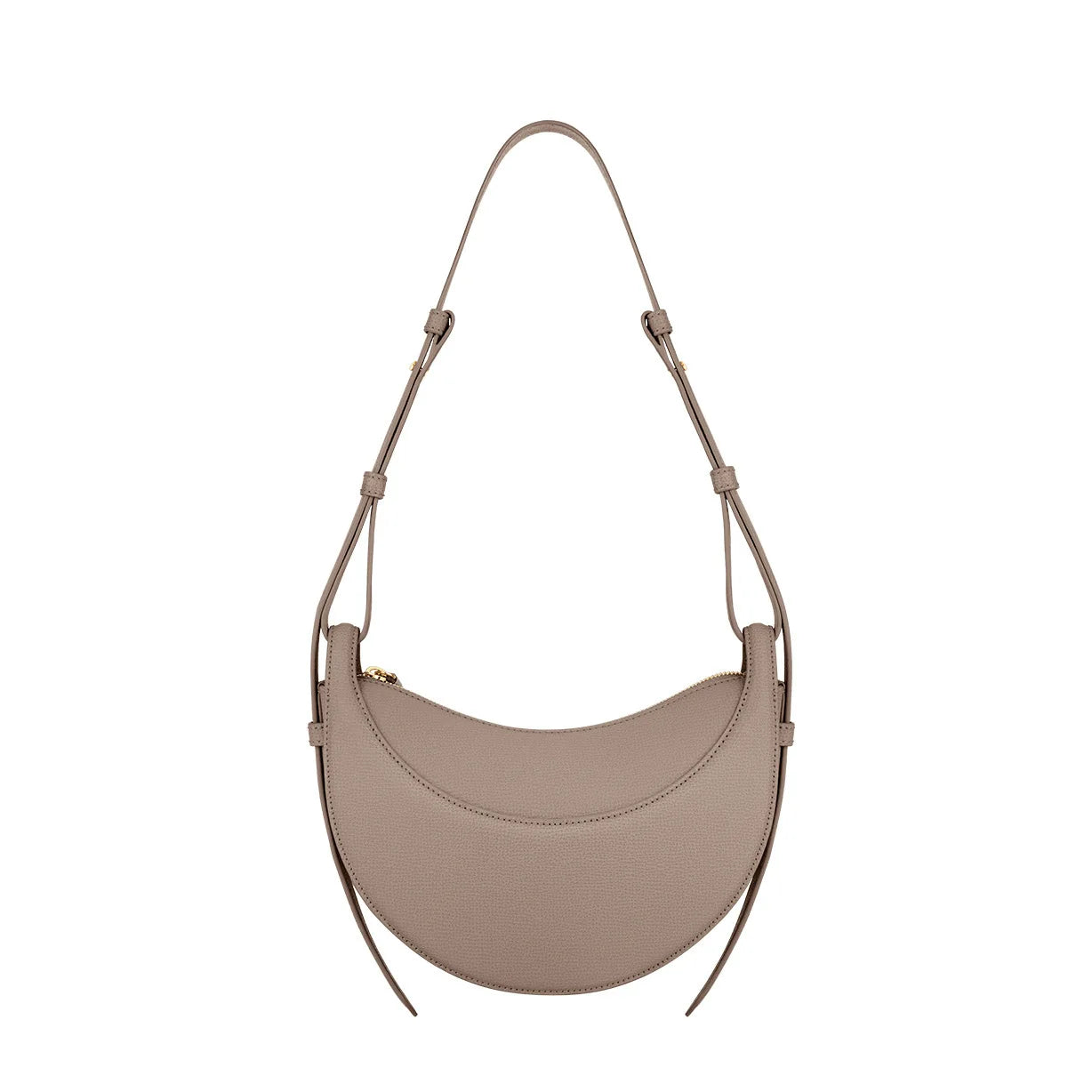 Women Crescent Leather Crossbody Bag