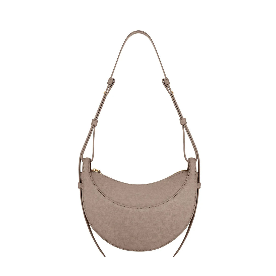 Women Crescent Leather Crossbody Bag