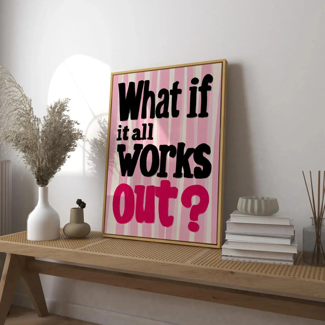 Vintage Self-Love Quote Canvas Poster