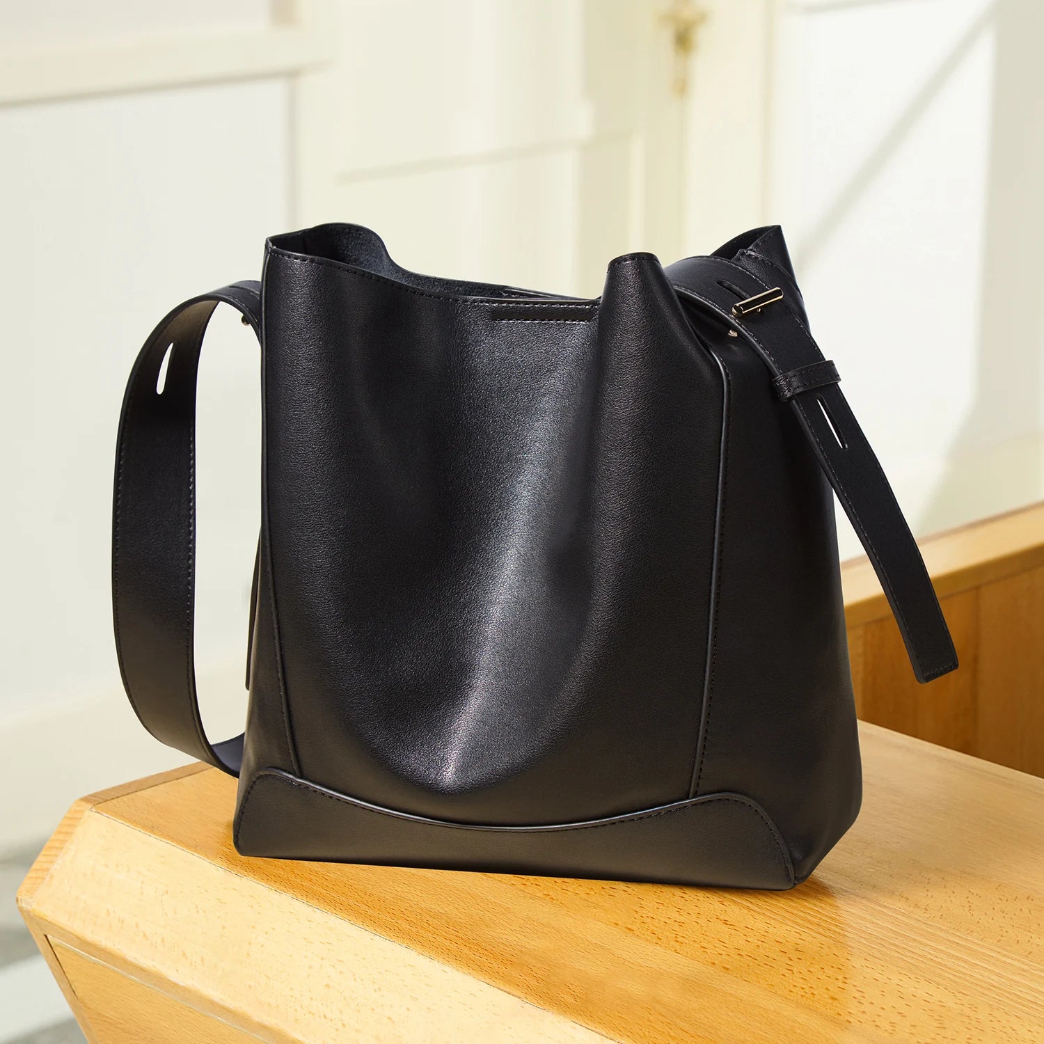 FOXER Leather Classic Women Shoulder Bag